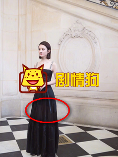 赵丽颖时装周穿的黑色长裙是什么品牌
